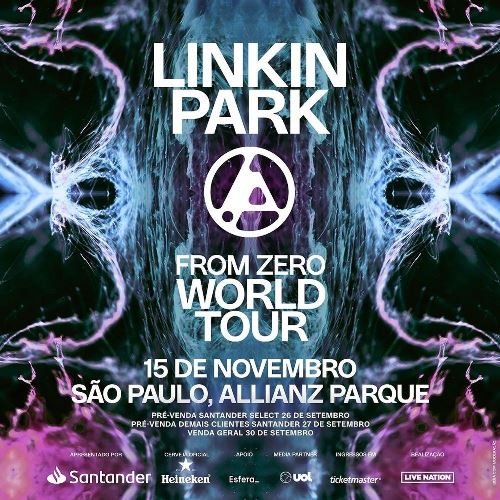 Show do Linkin Park no Brasil será transmitido no Multishow e Globoplay